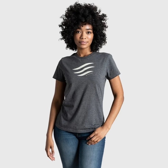 Women's Gray United By Blue Graphic T-Shirt, size large, new! - Picture 1 of 6